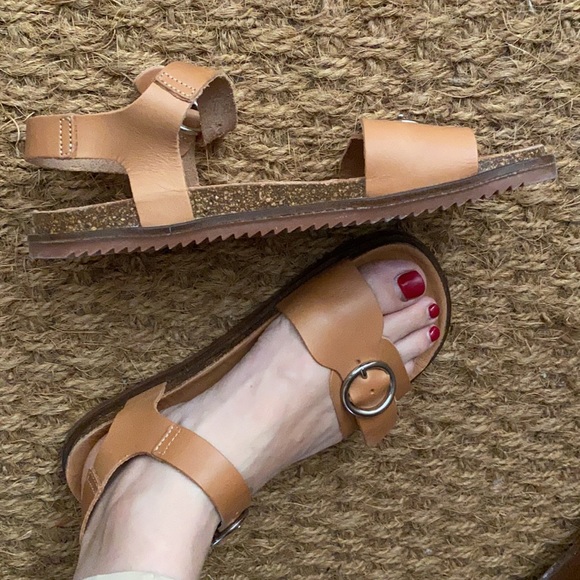 Zara Shoes - Zara woman sandals Genuine leather